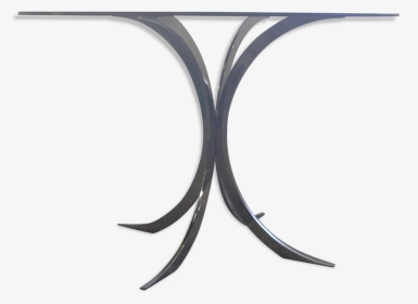 Table Boris Tabacoff, Edition Christofle, Glass   Src - Tables Tabacoff, HD Png Download, Transparent PNG